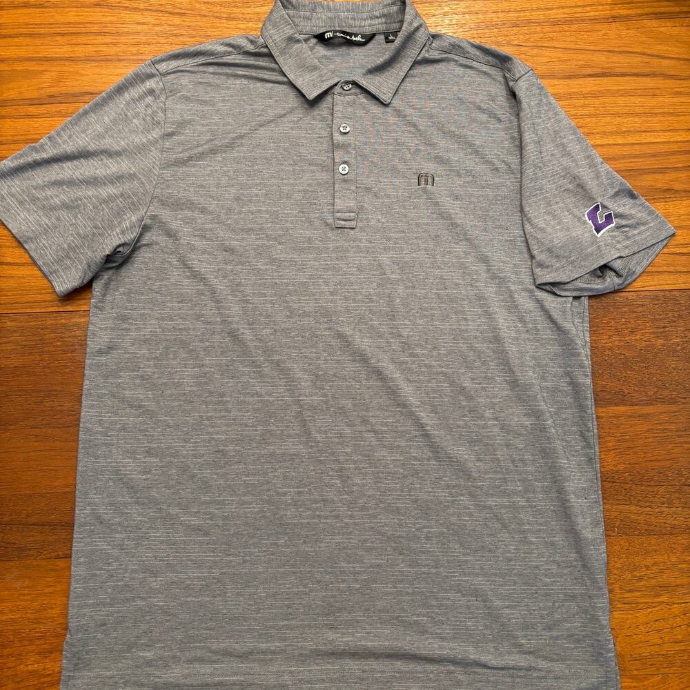Travis Mathew Men's grey short sleeve golf polo shirt size large - Branded - Picture 2 of 8